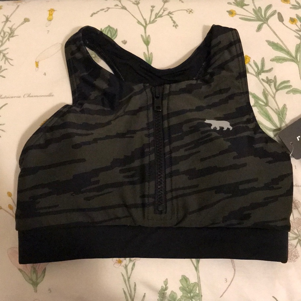 Running Bare Camo Sports Bra